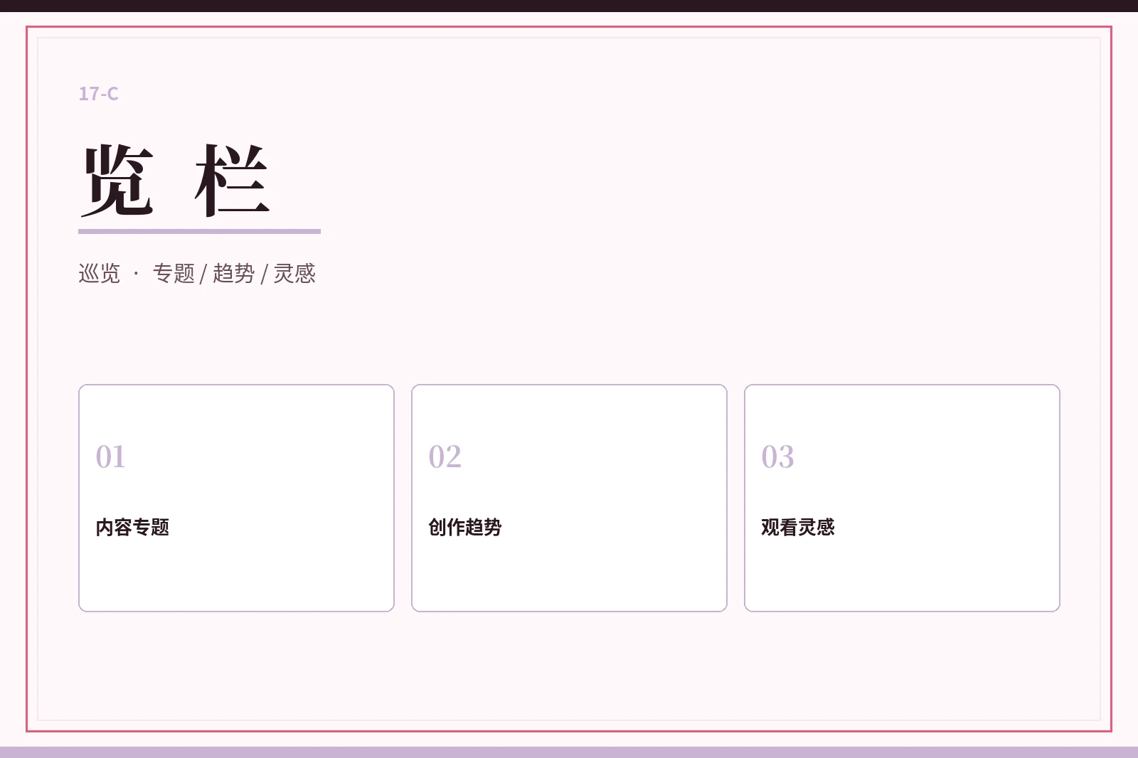 览栏